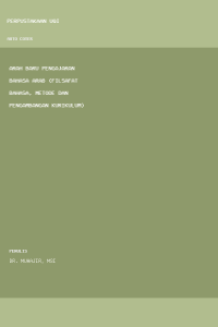 Image of Arah Baru Pengajaran Bahasa Arab (Filsafat Bahasa, Metode dan Pengambangan Kurikulum)