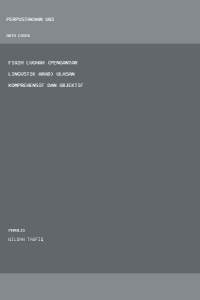 Image of Fiqih Lughah (Pengantar Lingustik Arab) Ulasan Komprehensif dan Objektif