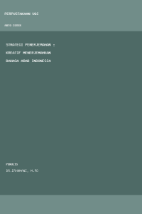 Image of Strategi Penerjemahan : Kreatif Menerjemahkan Bahasa Arab Indonesia