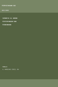 Image of Semantik Al Quran Pertentangan dan Perbendaan