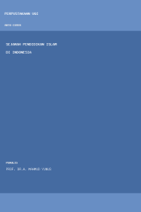 Image of Sejarah Pendidikan Islam Di Indonesia