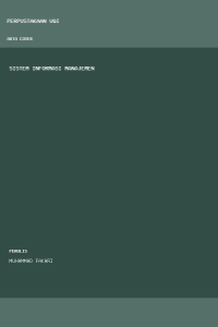 Image of Sistem Informasi Manajemen