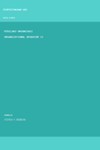 Image of Perilaku Organisasi Organizational Behavior II