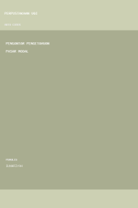 Image of Pengantar Pengetahuan Pasar Modal