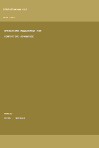Image of Operations Management For Compottive Advantage