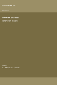 Image of Manajemen Strategis Perspektif Syariah