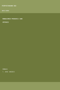 Image of Manajemen Produksi dan Operasi