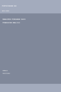 Image of Manajemen Pemasaran Suatu Pendekatan Analisis