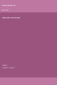 Image of Manajemen Operasional