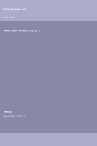 Image of Manajemen Operasi Edisi 1