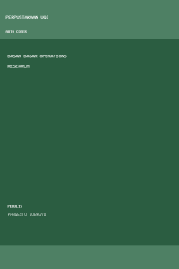 Image of Dasar-Dasar Operations Research