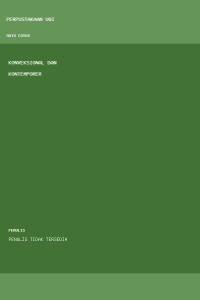 Image of Konveksional dan Kontemporer