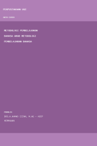 Image of Metodologi Pembelajaran Bahasa Arab Metodologi Pembelajaran Bahasa