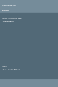 Image of Metode pendidikan anak teori&praktik