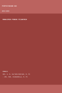 Image of manajemen pondok pesantren