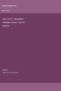 Image of cara positif mengurangi dorongan seksual sebelum menikah