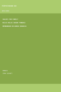 Image of Values for family nilai-nilai dasar fondasi membangun keluarga bahagia