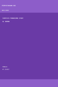 Image of SINTESIS PARADIGMA STUDY AL QURAN
