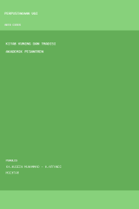 Image of kitab kuning dan tradisi akademik pesantren