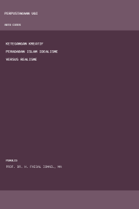 Image of KETEGANGAN KREATIF PERADABAN ISLAM IDEALISME VERSUS REALISME