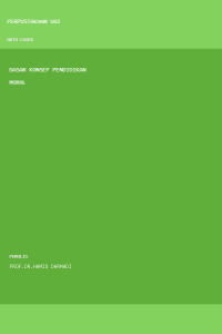 Image of Dasar konsep pendidikan moral