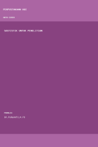 Image of Sastistik Untuk Penelitian