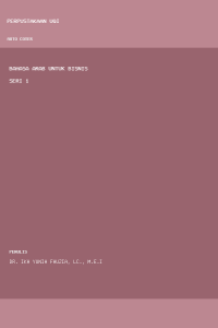 Image of Bahasa Arab Untuk Bisnis Seri 1