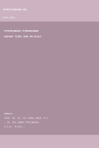 Image of Perencanaan Pembangunan Daerah Teori dan Aplikasi