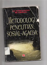 Image of Metodologi Penelitian Sosial-Agama