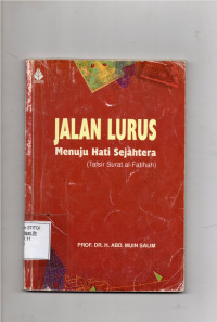 Image of Jalan lurus Menuju Hati Sejahtera