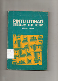 Image of Pintu Ijtihad Sebelum Tertutup