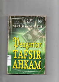 Image of Pengantar Tafsir Ahkam
